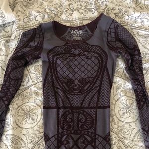 Purple Design Free People Bodycon